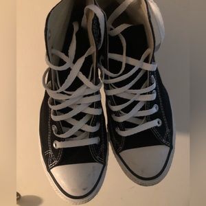 Converse high top black and white Classics